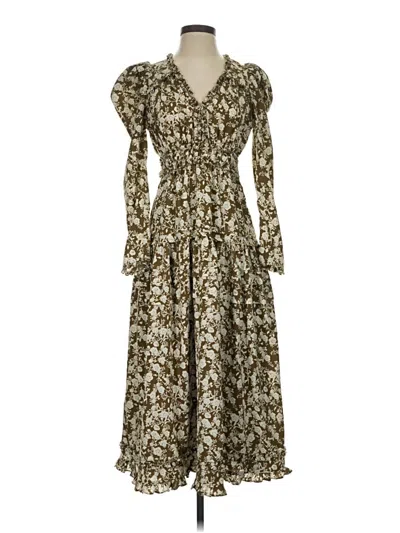 Pre-owned Hyacinth House Casual Dress In Brown