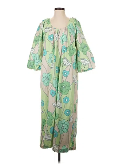 Pre-owned Hyacinth House Casual Dress In Green