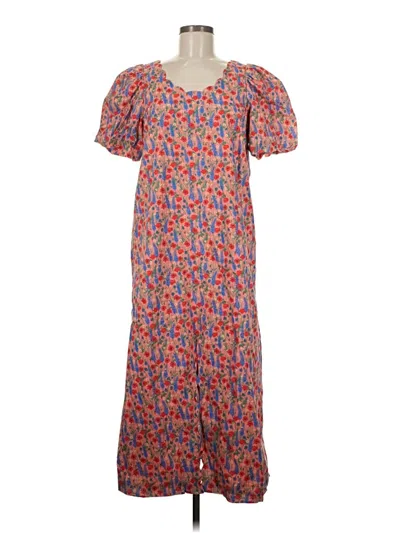 Pre-owned Hyacinth House Casual Dress In Orange