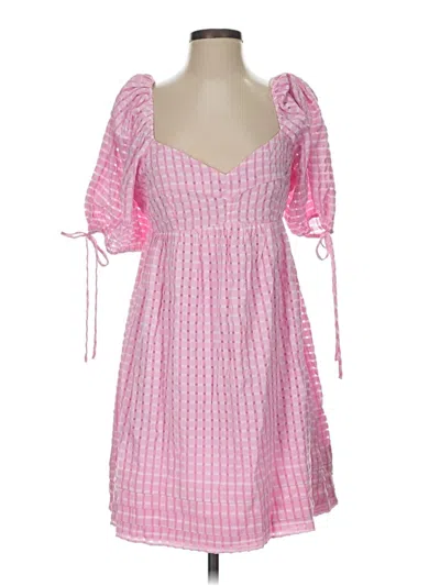 Pre-owned Hyacinth House Casual Dress In Pink