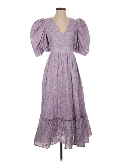 Pre-owned Hyacinth House Casual Dress In Purple
