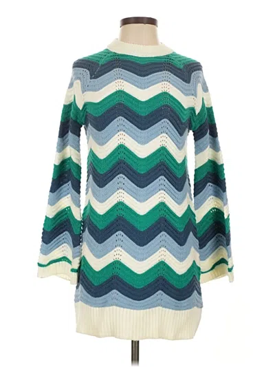 Pre-owned Hyacinth House Casual Dress In Teal
