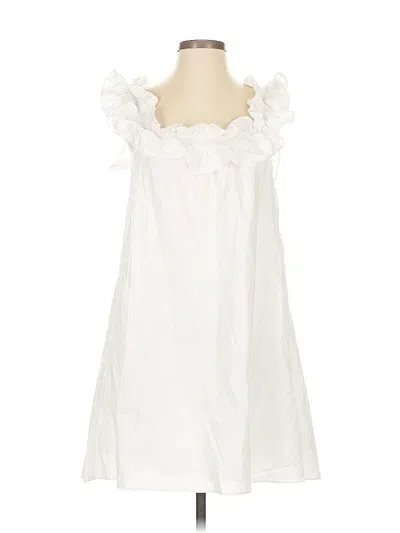 Pre-owned Hyacinth House Casual Dress In White