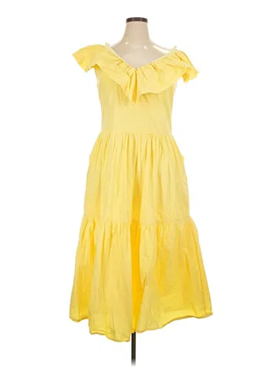 Pre-owned Hyacinth House Casual Dress In Yellow