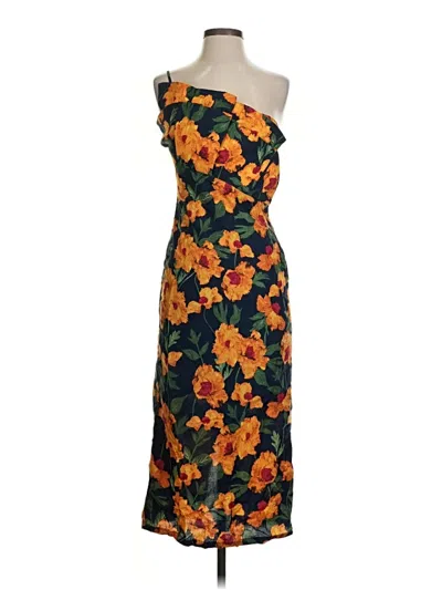 Pre-owned Hyacinth House Cocktail Dress In Orange