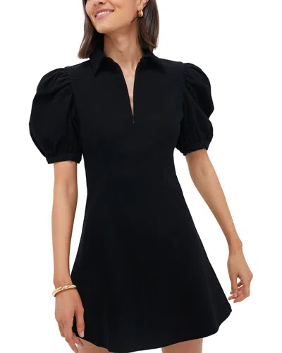 Hyacinth House Front Zip Mini Dress In Black
