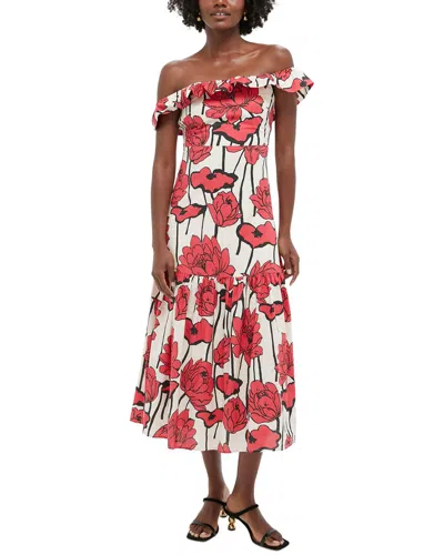 Hyacinth House Giselle Midi Dress In Animal Print