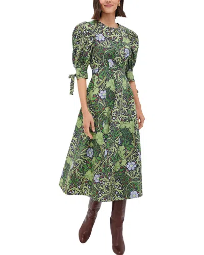 Hyacinth House Grayson Midi Dress In Green
