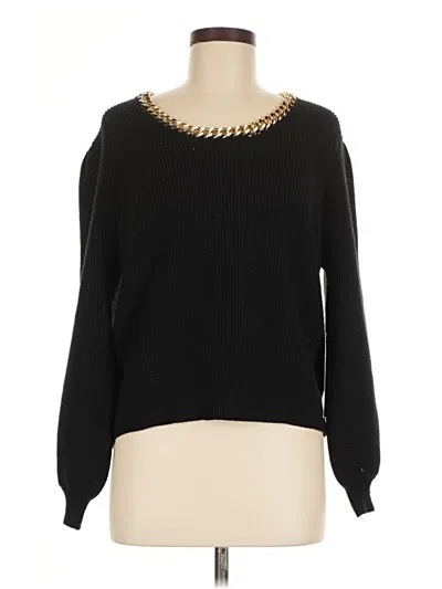 Pre-owned Hyacinth House Pullover Sweater In Black