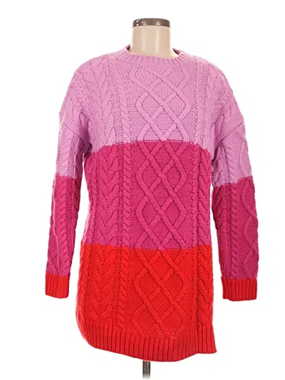 Pre-owned Hyacinth House Pullover Sweater In Pink