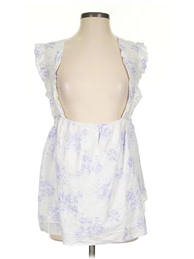 Pre-owned Hyacinth House Sleeveless Blouse In White