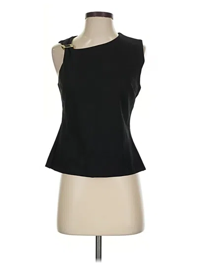 Pre-owned Hyacinth House Sleeveless Top Black One Shoulder Neckline Tops