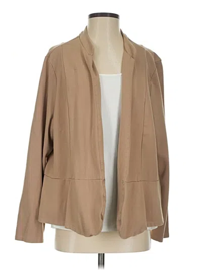 Pre-owned Hybrid & Company Cardigan Sweater In Tan