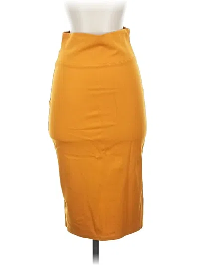 Pre-owned Hybrid & Company Casual Skirt In Orange