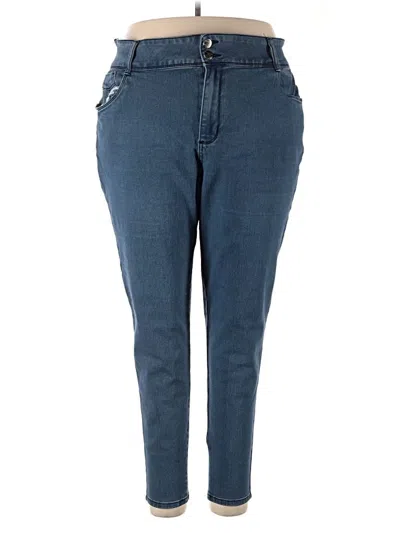 Pre-owned Hybrid & Company Jeggings In Blue