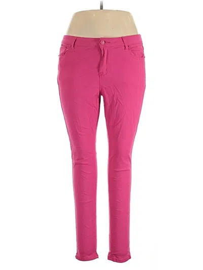 Pre-owned Hybrid & Company Jeggings In Pink