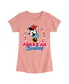 Hybrid Apparel Big Girls Disney Minnie American Darling Graphic T-shirt