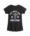 Hybrid Apparel Big Girls Lilo Stitch Awesome Graphic T-shirt