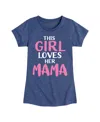 Hybrid Apparel Big Girls This Girl Loves Her Mama Graphic T-shirt
