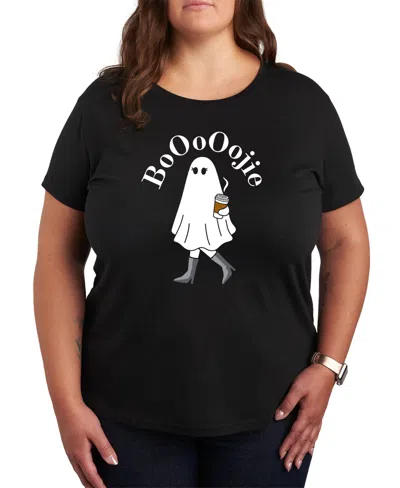 Hybrid Apparel Booojie Tee Plus Size Graphic Tee In Black