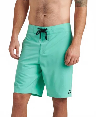 Hybrid Apparel Cormick Solid Board Short In Electric Green