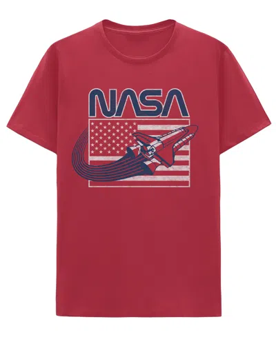 Hybrid Apparel Men's Americana Rocket Flag T-shirt In Multi