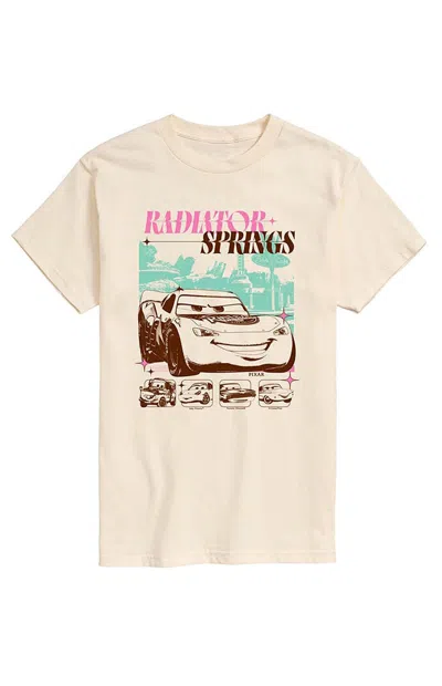 Hybrid Apparel Men's Cars Radiator Springs T-shirt In Cream