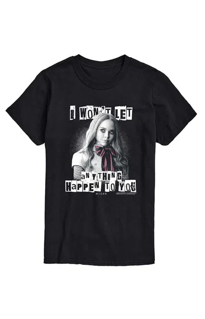 Hybrid Apparel Men's M3gan Won't Let Anything Happen To You T-shirt In Black
