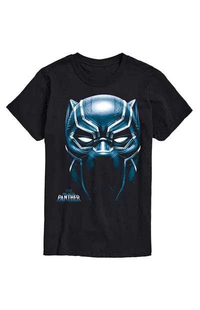 Hybrid Apparel Men's Marvel Black Panther Mask T-shirt