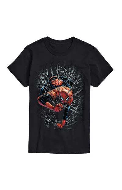 Hybrid Apparel Men's Marvel Spider-man Webs T-shirt In Black