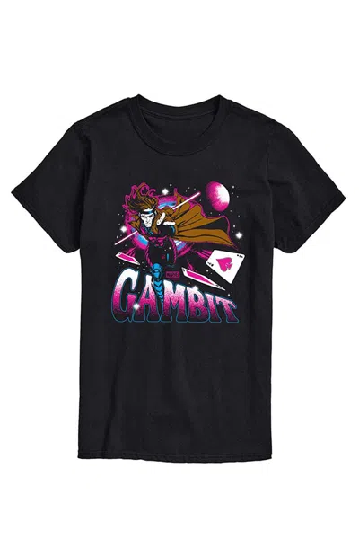 Hybrid Apparel Men's Marvel X-men Gambit Space T-shirt In Black