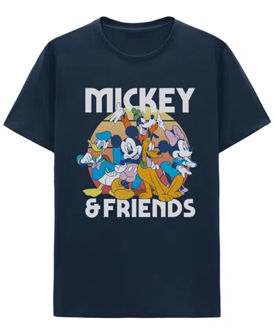 Hybrid Apparel Men's Mickey And Friends Graphic T-shirt In Blue