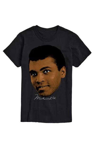 Hybrid Apparel Men's Muhammad Ali Portrait T-shirt In Black