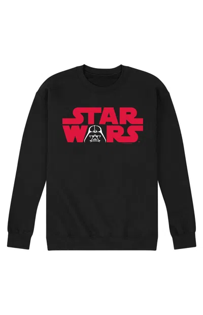 Hybrid Apparel Men's Star Wars Darth Vader Logo Crew Neck Sweatshirt In Black