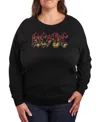 Hybrid Apparel Plus Size Acdc Logo Graphic Pullover Top In Black