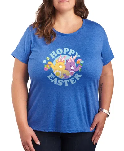 Hybrid Apparel Plus Size Care Bears Hoppy Easter Short-sleeve Graphic T-shirt