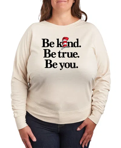 Hybrid Apparel Plus Size Cat In The Hat Printed Crewneck T-shirt In Gold
