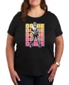 Hybrid Apparel Plus Size David Bowie Graphic Pullover T-shirt In Black