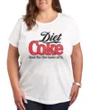 Hybrid Apparel Plus Size Diet Coke Graphic T-shirt In White