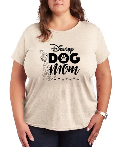 Hybrid Apparel Plus Size Disney Dog Mom Short-sleeve Graphic T-shirt In Brown