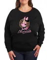 Hybrid Apparel Plus Size Disney Minnie Mouse Graphic Pullover T-shirt In Black
