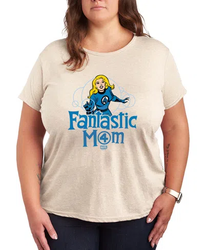 Hybrid Apparel Plus Size Fantastic Four Short Short-sleeve Graphic T-shirt In Multi
