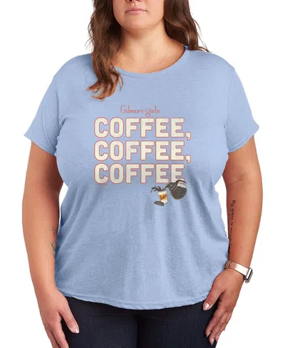 Hybrid Apparel Plus Size Gilmore Girls And Coffee Short-sleeve Graphic T-shirt