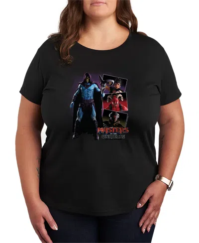Hybrid Apparel Plus Size Masters Of The Universe Skelletor And Villians Short-sleeve Graphic T-shirt In Black