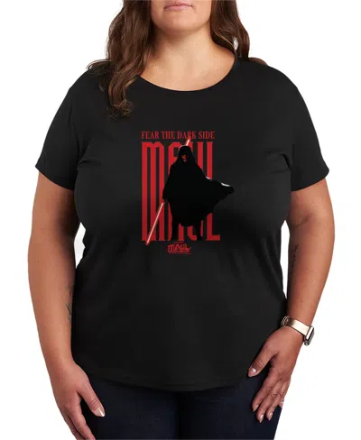 Hybrid Apparel Plus Size Maul Poster Short-sleeve Graphic T-shirt In Black
