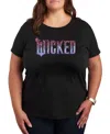 Hybrid Apparel Plus Size Short Sleeve Graphic T-shirt In Black