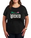 Hybrid Apparel Plus Size Short Sleeve Graphic T-shirt In Black