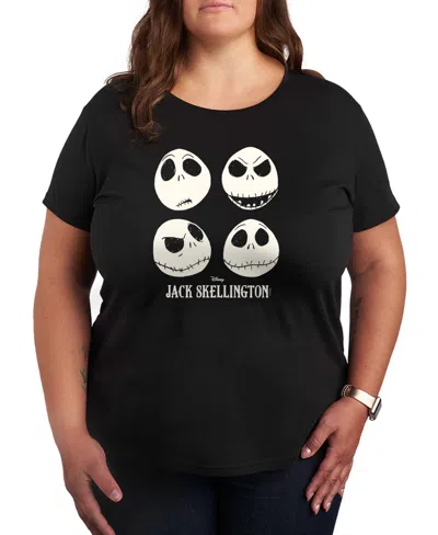 Hybrid Apparel Plus Size Short Sleeve Graphic T-shirt In Black