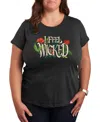 Hybrid Apparel Plus Size Short Sleeve Graphic T-shirt In Gray