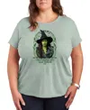 Hybrid Apparel Plus Size Short Sleeve Graphic T-shirt In Gray
